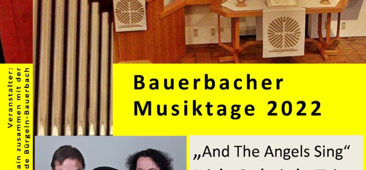Die Bauerbacher Musiktage kommen zurück!